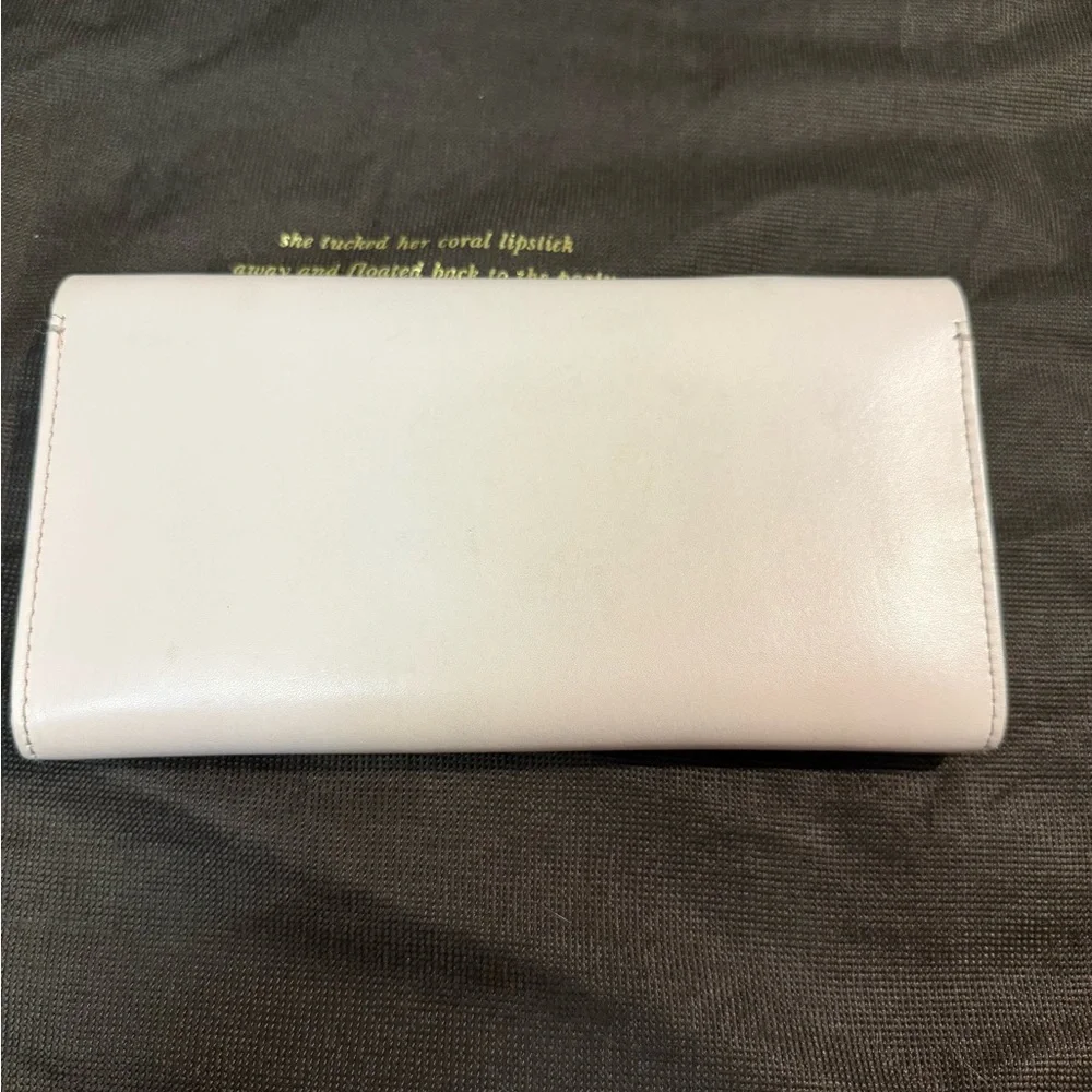 Kate spade Madison Ave pink leather flap satchel & wallet - Picture 9 of 11